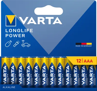 Produktbild von VARTA Alkaline Batterie "LONGLIFE POWER" Micro AAA 12er