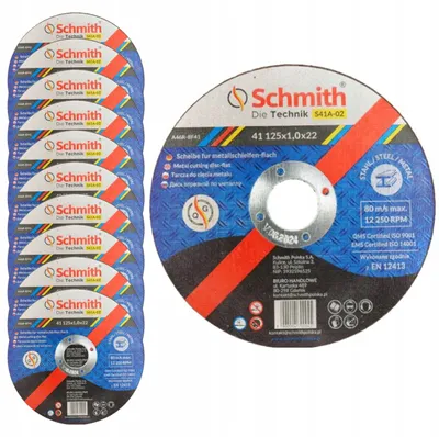 Produktbild von Schmith Trennscheibe Metall 125x1mm Stark 10 Stück