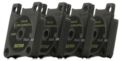 Produktbild von Textar Bremsbeläge hinten für Mercedes S-Klasse W140 W124 500E