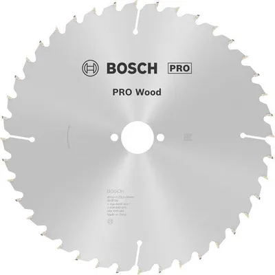 Produktbild von PRO Wood Kreissägeblatt, 250 x 3,2 x 30 mm, T40, für TKS
