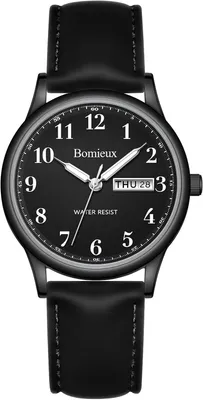 Produktbild von Watch Für Herren Armbanduhr Quarzuhr Analog mit Lederarmband,3 Zeiger,Datum,3 ATM Wasserdicht,Großen Ziffern,Geschenk für Männer