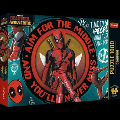 Produktbild von Puzzle Trefl 1000 Teile Premium Plus Qualität Deadpool