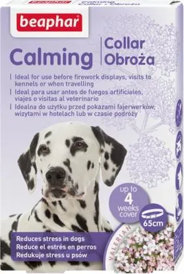Zdjęcie produktu dla BEAPHAR Calming Collar Obroża Antystresowa Dla Psów 65cm