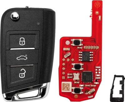 Produktbild von Fernbedienung, MQB-Kompatibilität, 3-Tasten-Design, Drahtlose Programmierunterstützung, , Kompakte Abmessungen