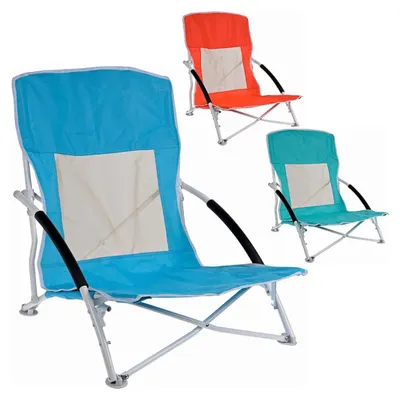 Productafbeelding van Opvouwbare strandstoel, afmetingen: 60 x 55 x 64 cm