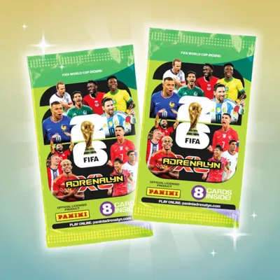 Produktbild von 2x FIFA World Cup 2026 Adrenalyn XL Booster | je 8 Karten | Panini Sammelkarten