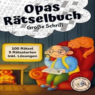 Produktbild von Rätselbuch für Erwachsene mit einer Sammlung von Logik- und Denkaufgaben