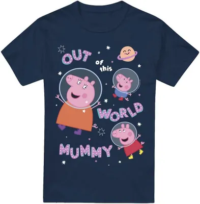 Obrázek produktu pro Prasátko Peppa - "Is Out Of This World" pánské tričko TV5155 (L) (Námořnická modrá)