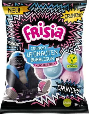 Produktbild von Frisia Crunchy Ufonauten Bubblegum 36g