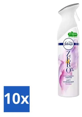Zdjęcie produktu dla Febreze Spray – 0% – orchidea – odświeżacz powietrza – 300 ml – opakowanie ekonomiczne – 10 sztuk