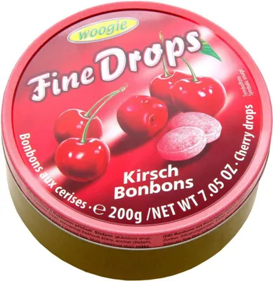 Produktbild von Woogie Kirsch-Bonbons in der Dose, 200 g