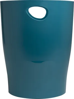 Image de Exacompta 8x Corbeille à papier Ecobin Neo Deco Bleu canard 45328D