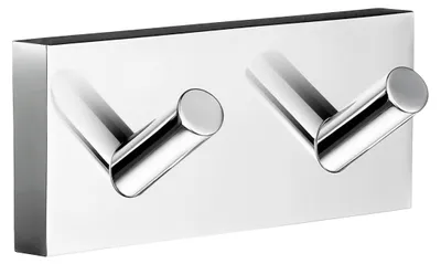 Produktbild von Smedbo HOUSE - Doppelter Badetuchhaken in Chrom poliert RK356