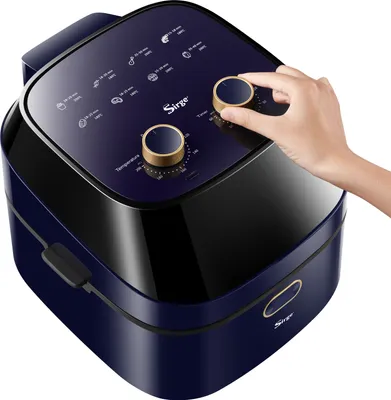 Produktbild von Turbo-Heißluftfritteuse zum Kochen ohne Öl und Fett, max. 1500 Watt