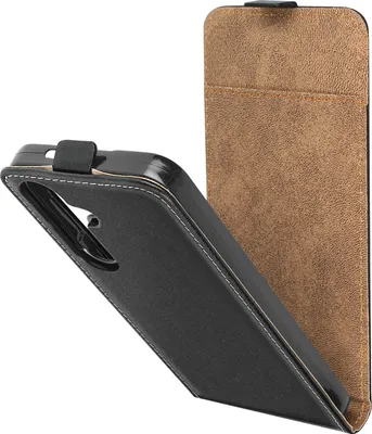 Immagine prodotto di Avizar, Custodia verticale flip per Samsung Galaxy S24 / S25 con portacarte, nero