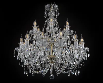 Obrázok produktu pre Stropné svetlo luster luster Bohemia krištáľové lampy lampy 80cm