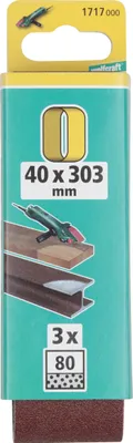 Produktbild von Wolfcraft 1717000 Gewebeschleif-Band K 80,  40 X 303 mm