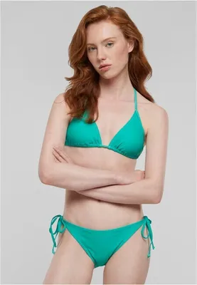 Obrázok produktu pre Dámske plavky bikiny Urban Classics Ladies Recycled Triangle Bikini ferngreen - M