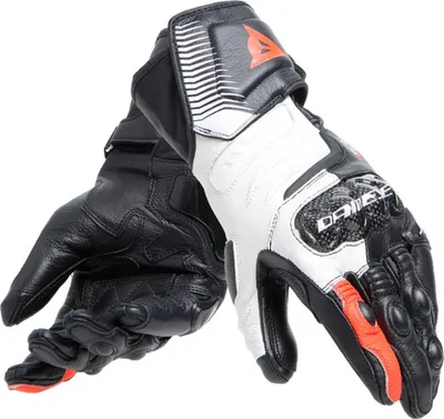 Immagine prodotto di Guanti da moto Dainese Carbon 4 Long da donna, nero/bianco/rosso, L