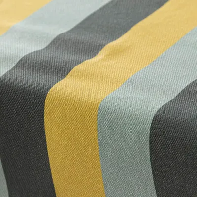 Produktbild von Tischdecke BW Streifen grün grau blau von SCHÖNER LEBEN. Größe 100x100cm