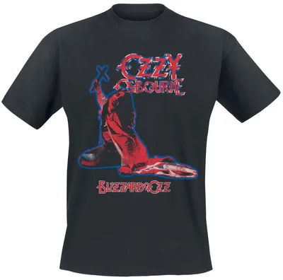 Produktbild von Ozzy Osbourne T-Shirt Herren Blizzard Tribute schwarz XL