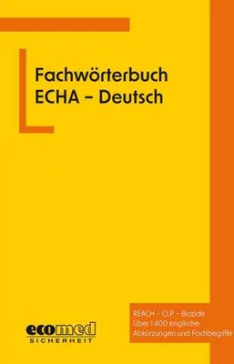 Produktbild von Fachwörterbuch ECHA - Deutsch