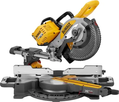 A DeWALT Akku-Paneelsäge DCS727N-XJ FlexVolt 54V, Kapp-/Gehrungssäge is shown against a white background.