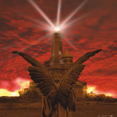 Produktbild von Gothic Kunstdruck Bild - Engel Der Apokalypse (40 x 40 cm)