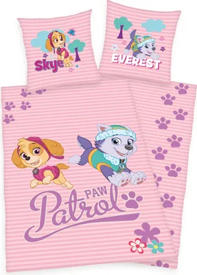 Produktbild von "Paw Patrol" Bettwäsche, 100% Baumwolle ( Linon ), 80x80 cm + 135x200 cm