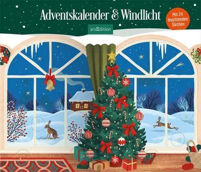 Immagine prodotto di Calendario dell'Avvento con candele decorative, "Lichterglanz"