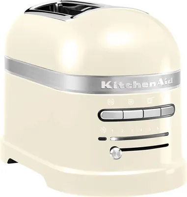 Produktbild von KitchenAid Artisan Toaster 5KMT2204EAC, 2 Scheiben, 1250 W, 7 Bräunungsstufen, cremefarben