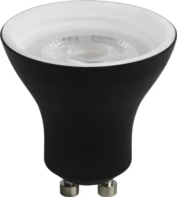 Image de Ampoule LED Deep-Deco Reflector Noir 8W GU10 750lm blanc chaud 3000K 36° DIMMBAR