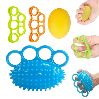 Productafbeelding van Handoefenballen voor Vingertherapie en Stressvermindering, Set van 4