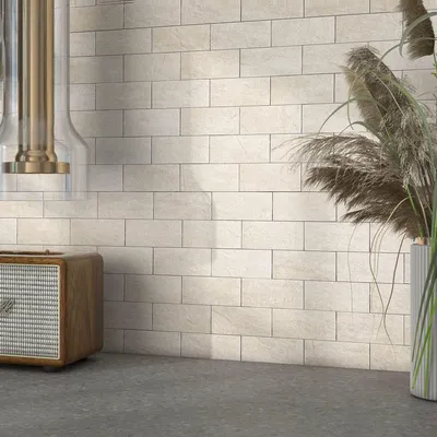 Productafbeelding van Elzusha - Zelfklevende 3D Wandtegels Mozaïek Travertin Steenlook - Badkamer Keuken - 10 Stuks Beige