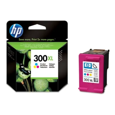 Produktbild von HP 300XL Original Druckpatrone dreifarbig mit hoher Reichweite, Hohe (XL-) Ausbeute, Cyan, Magenta, Gelb, Tinte auf Farbstoffbasis, 1 Stück(e), 440 Seiten