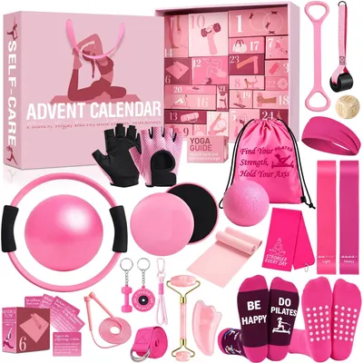 Fitness Adventskalender 2026 – 24 Yoga- & Pilates-Accessoires