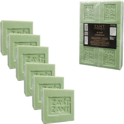 Produktbild von Natürliche Zant Lorbeer Seife 6er Set: Hochwertige Kernseife für tägliche Pflege - Olivenseife ideal für Haar, Haut und Bart