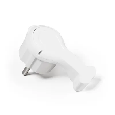 Produktbild von Schutzkontakt-Winkelstecker McPower extra flach Handgriff Zugentlastung