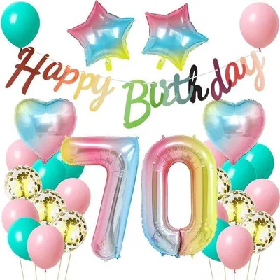 Productafbeelding van Regenboogballon voor dames, roze, feestdecoratie, verjaardagscadeau, luchtballon, decoratie voor damesfeestjes