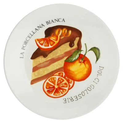 Dessertteller aus Porzellan, weiß, Ø 17,5 cm, 6 Stück