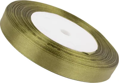 Image de Ruban de satin 12 mm - Or - 32 mètres