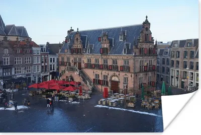 Produktbild von MuchoWow® Poster Markt - Nijmegen - Stadt 60x40 cm - Schlafzimmerdekoration