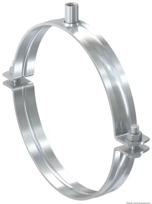 Produktbild von fischer Massivrohrschelle FRSMN 305 - 316 mit Kombianschlussgewinde M12/M16, 10 Stück