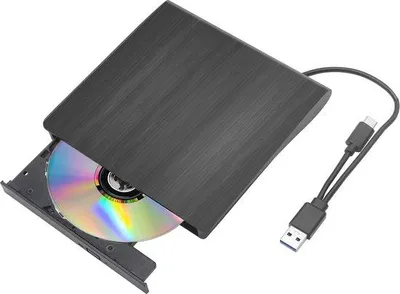 Produktbild von Tragbares externes CD DVD Laufwerk USB 3.0 für Laptop