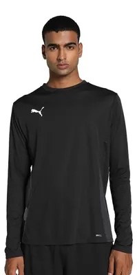 Produktbild von Puma Unisex Teamgoal Jersey Fußballtrikot, Puma Black-Puma White-Flat Dark Gray,