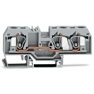 Immagine prodotto di Morsetto passante 0,2-10qmm grigio - Morsetto di ingresso 10mm 57A 284-681