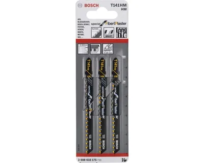 Image de BOSCH 2608633175 3 BOSCH T 141 HM Stichsägeblätter