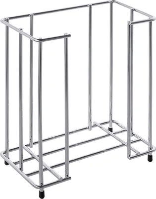 Produktbild von Serviettenhalter, verchromter Draht, 1/8 - 1/6 Falz wählbar, hochglänzend : bis 36x36cm Variante: bis 36x36cm
