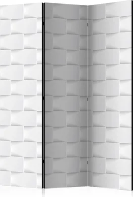 Obrázek produktu pro Akustický paraván Pozadí a vzory 135x172 cm 3-dílný černý