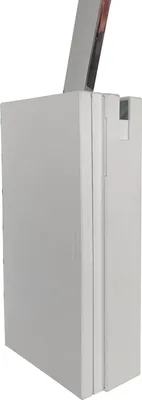 Produktbild von Servetto Wandhalterung passend zu Kleiderlift T3 - Halterung für begehbaren Kleiderschrank, Kunststoff weiß